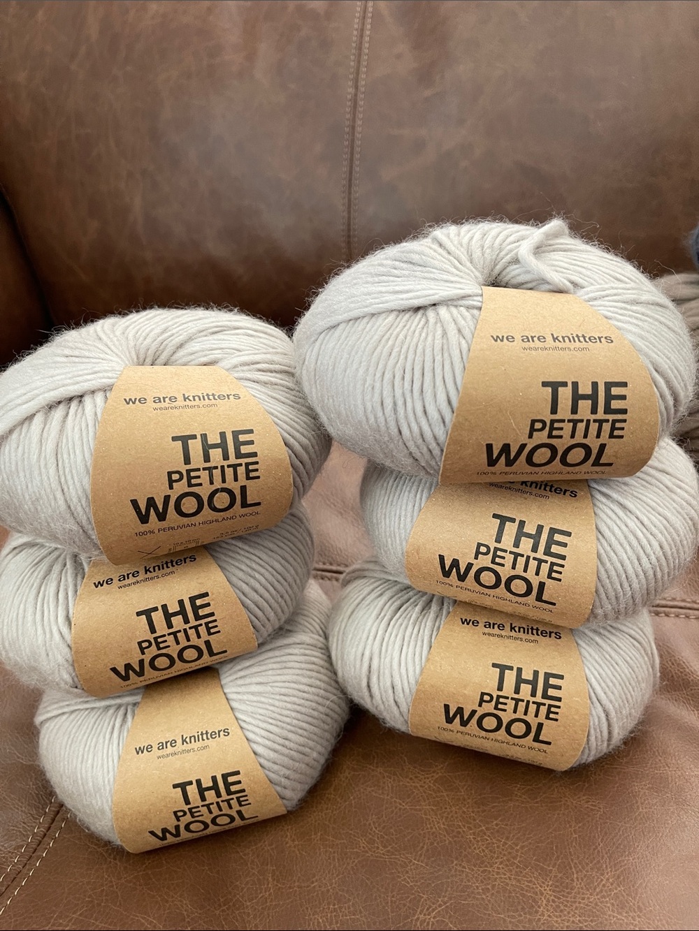 We Are Knitters "The Petite Wool" Yarn - Pearl Gray